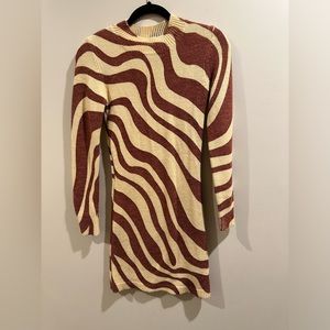 Groovy Zara long sleeve mini dress